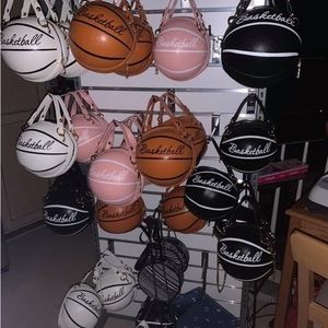 Basketball Purse!  BLACK